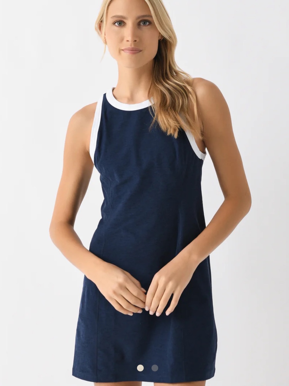 Beyond Yoga Women's Spacedye Outlines Dress Navy | Women’s Size L